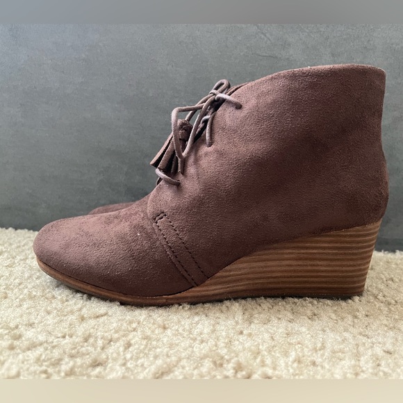 Dr. Scholl’s Dakota Wedge Bootie Dark Brown Size 7 - Picture 3 of 9